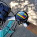 Graphics and More Gay Pride American Flag Rainbow Bicycle Handlebar Bike Bell - B075135N71